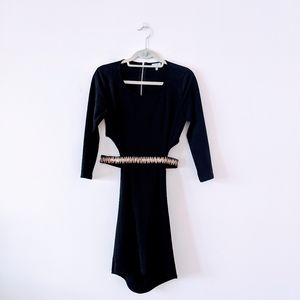 DONATED 💥 Tobi black and gold dress